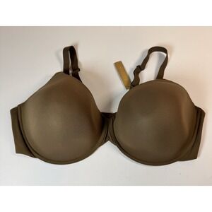 Skims 46D Underwire Bra Adjustable Brown Lightweight Support Full Coverage